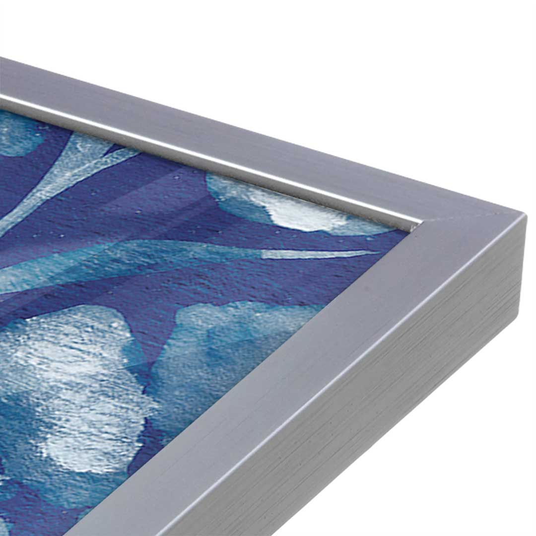 [Color:Polished Chrome], Picture of art in a Polished Chrome frame at an angle