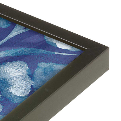 [Color:Satin Black], Picture of art in a Satin Black frame at an angle