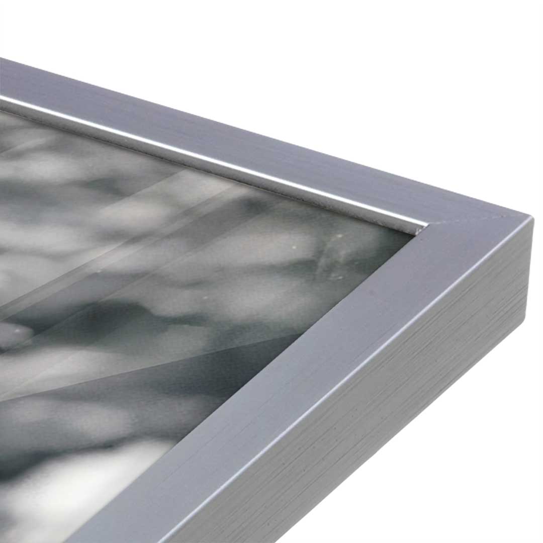 [Color:Polished Chrome], Picture of art in a Polished Chrome frame at an angle