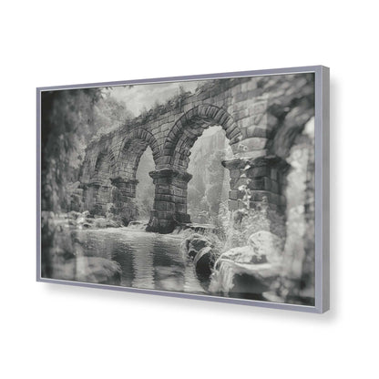 [Color:Polished Chrome], Picture of art in a Polished Chrome frame of the corner