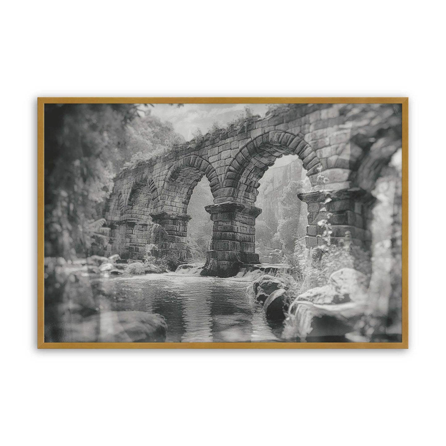 [Color:Polished Gold], Picture of art in a Polished Gold frame