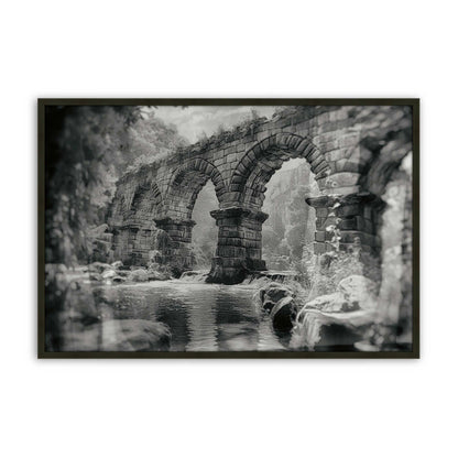 [Color:Satin Black], Picture of art in a Satin Black frame