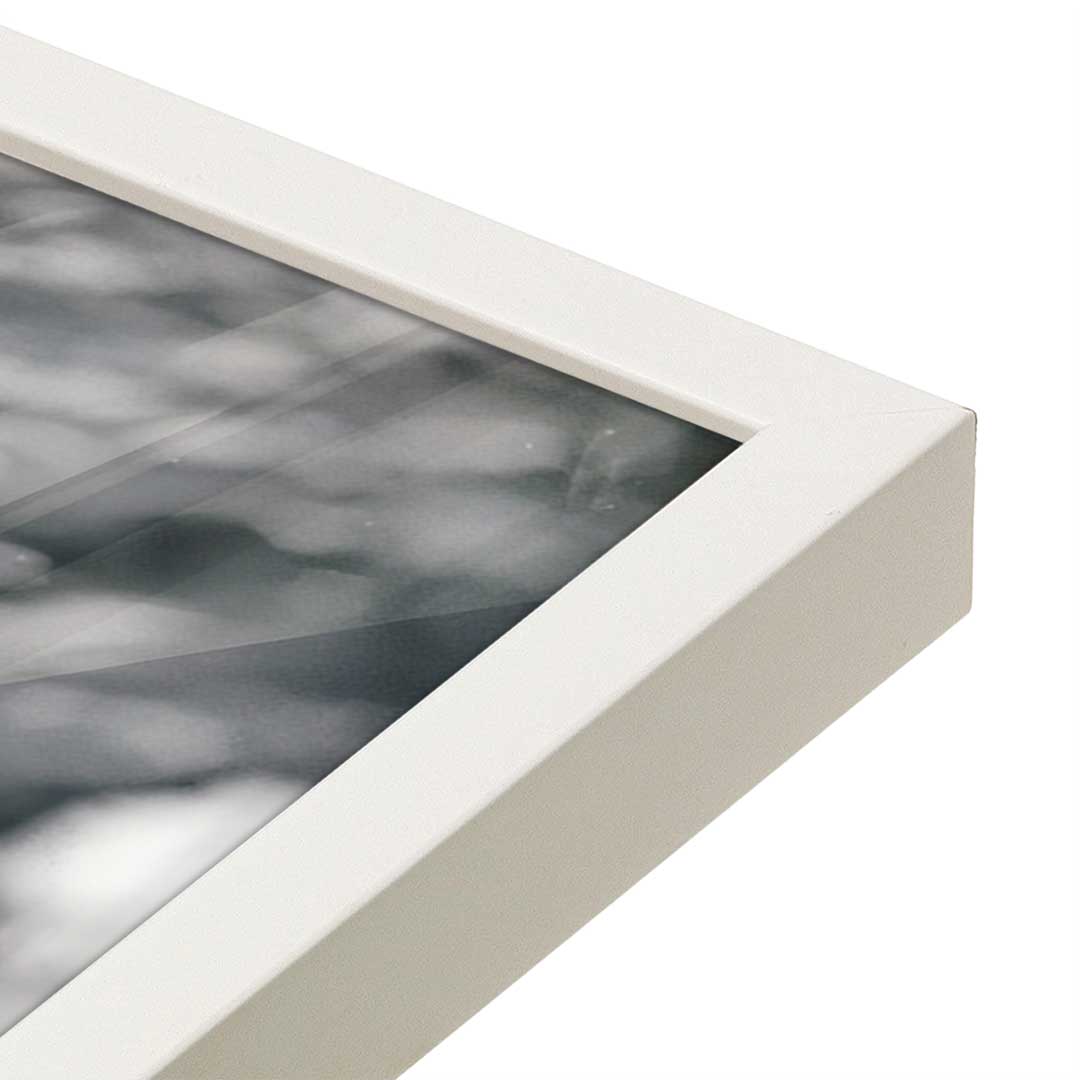 [Color:Opaque White], Picture of art in a Opaque White frame at an angle