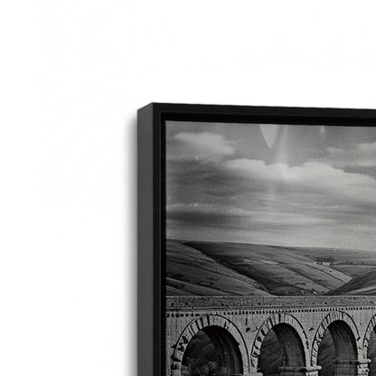 [Color:Satin Black], Picture of art in a Satin Black frame at an angle
