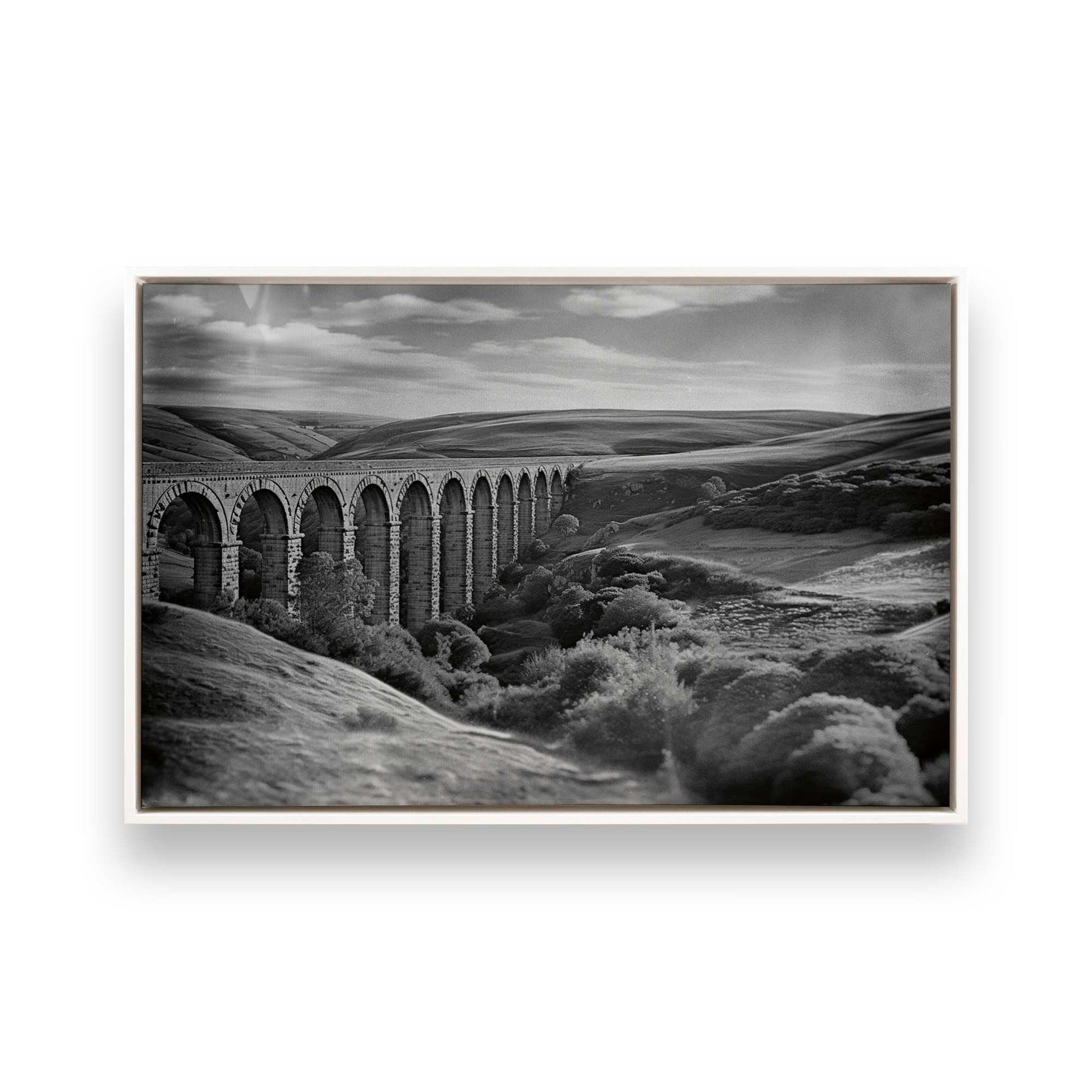 [Color:Opaque White], Picture of art in a White frame