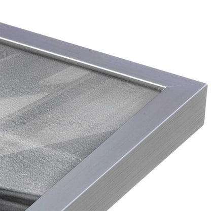 [Color:Polished Chrome], Picture of art in a Polished Chrome frame at an angle