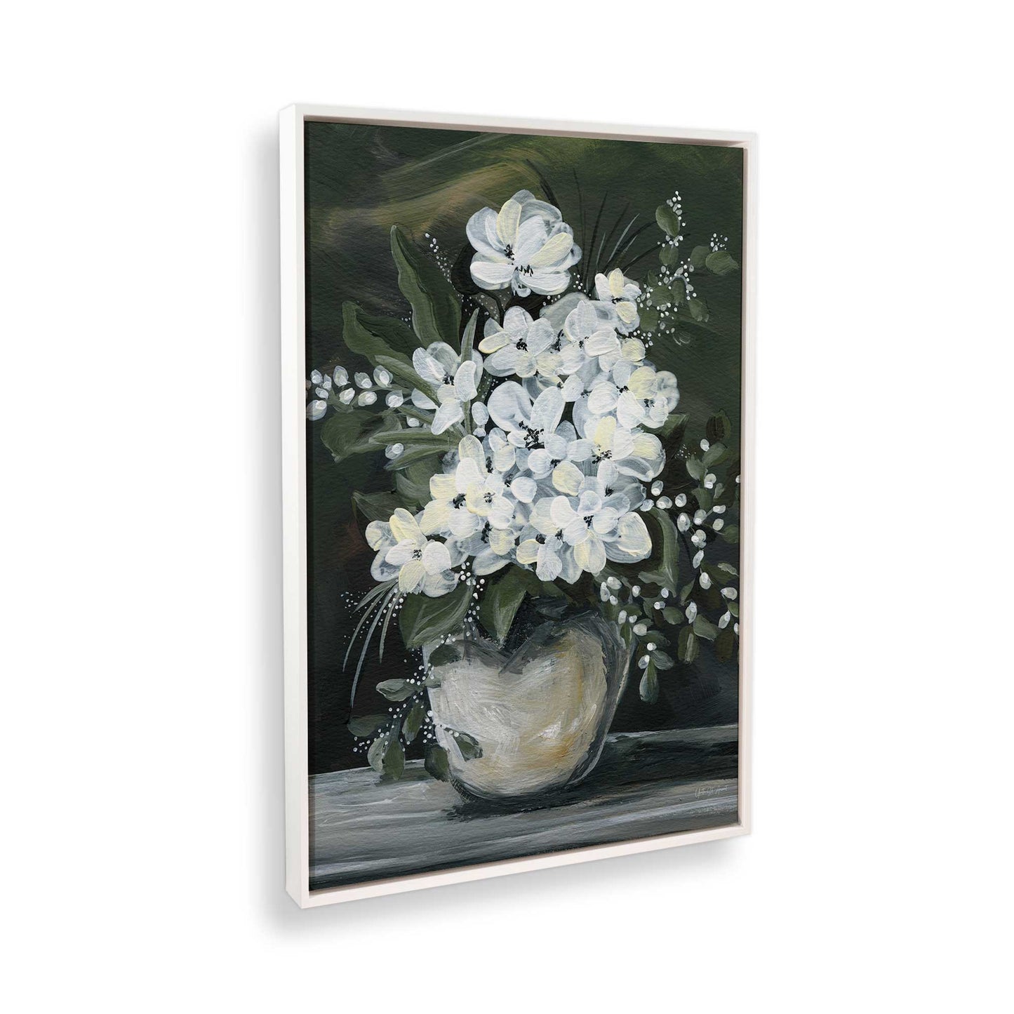 [Color:Opaque White], Picture of the corner of the art