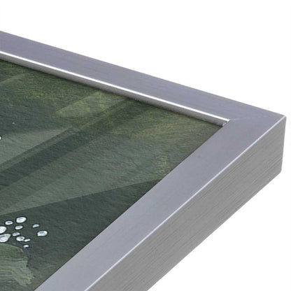 [Color:Polished Chrome], Picture of art in a Polished Chrome frame at an angle
