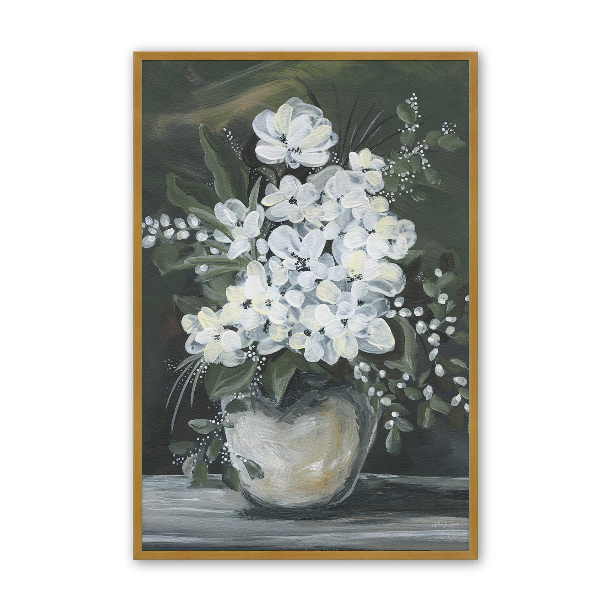 [Color:Polished Gold], Picture of art in a Polished Gold frame