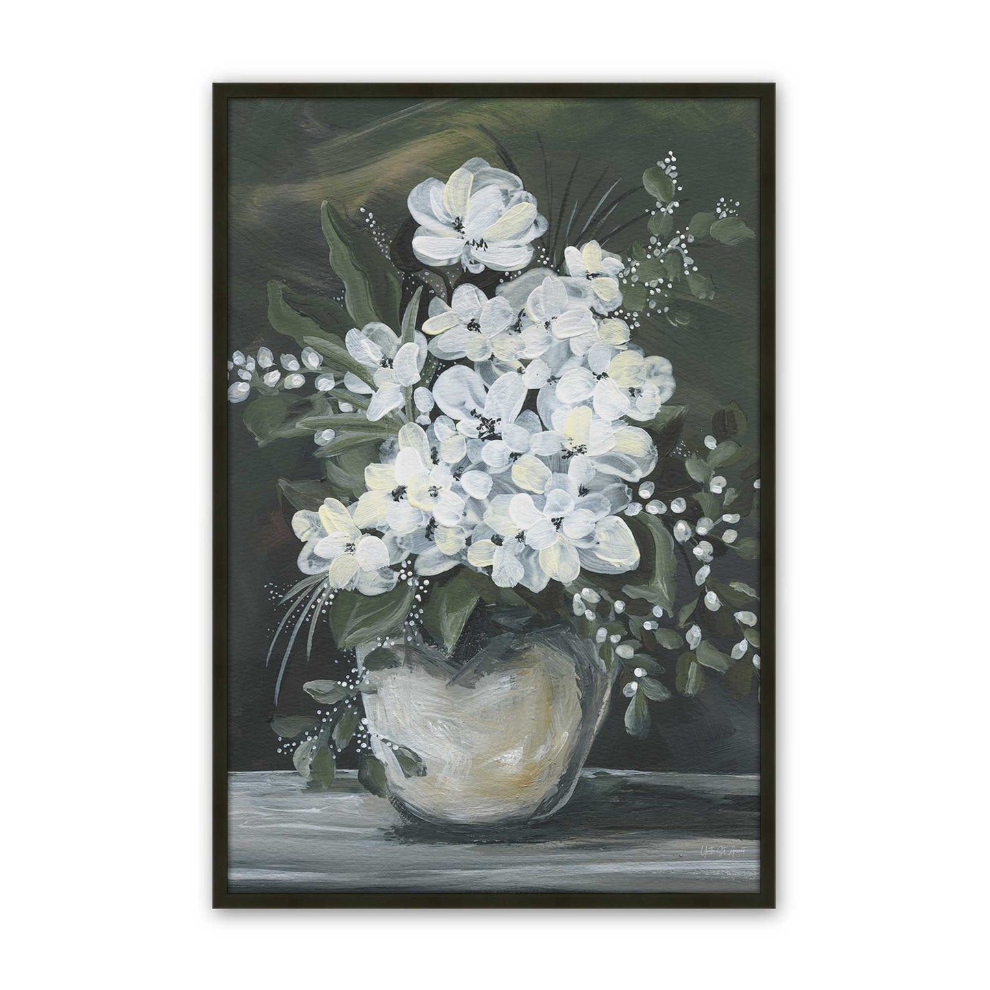 [Color:Satin Black], Picture of art in a Satin Black frame
