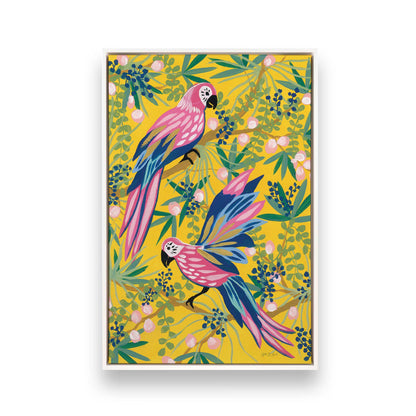 [Color:Opaque White], Picture of art in a White frame