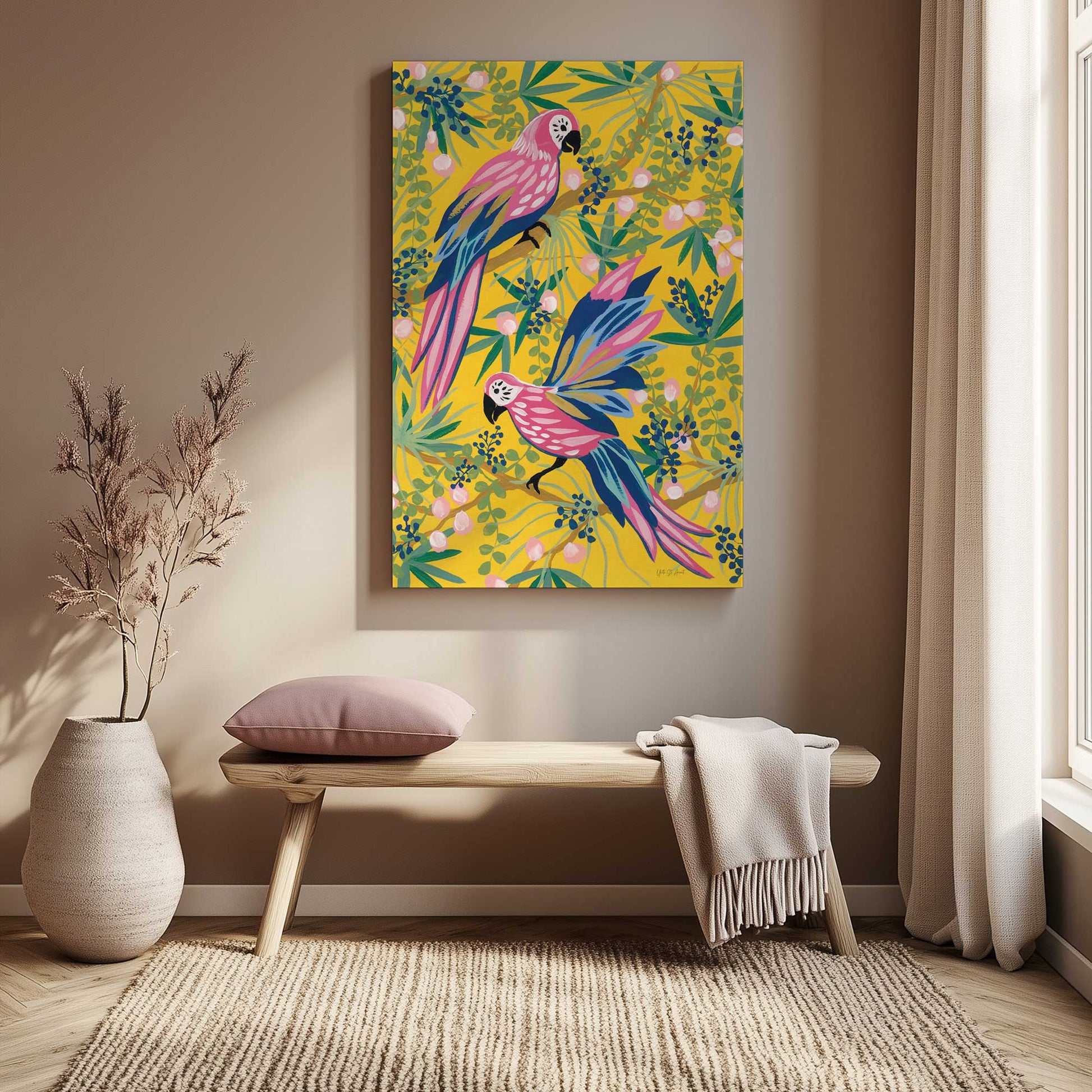 Picture of art in a room