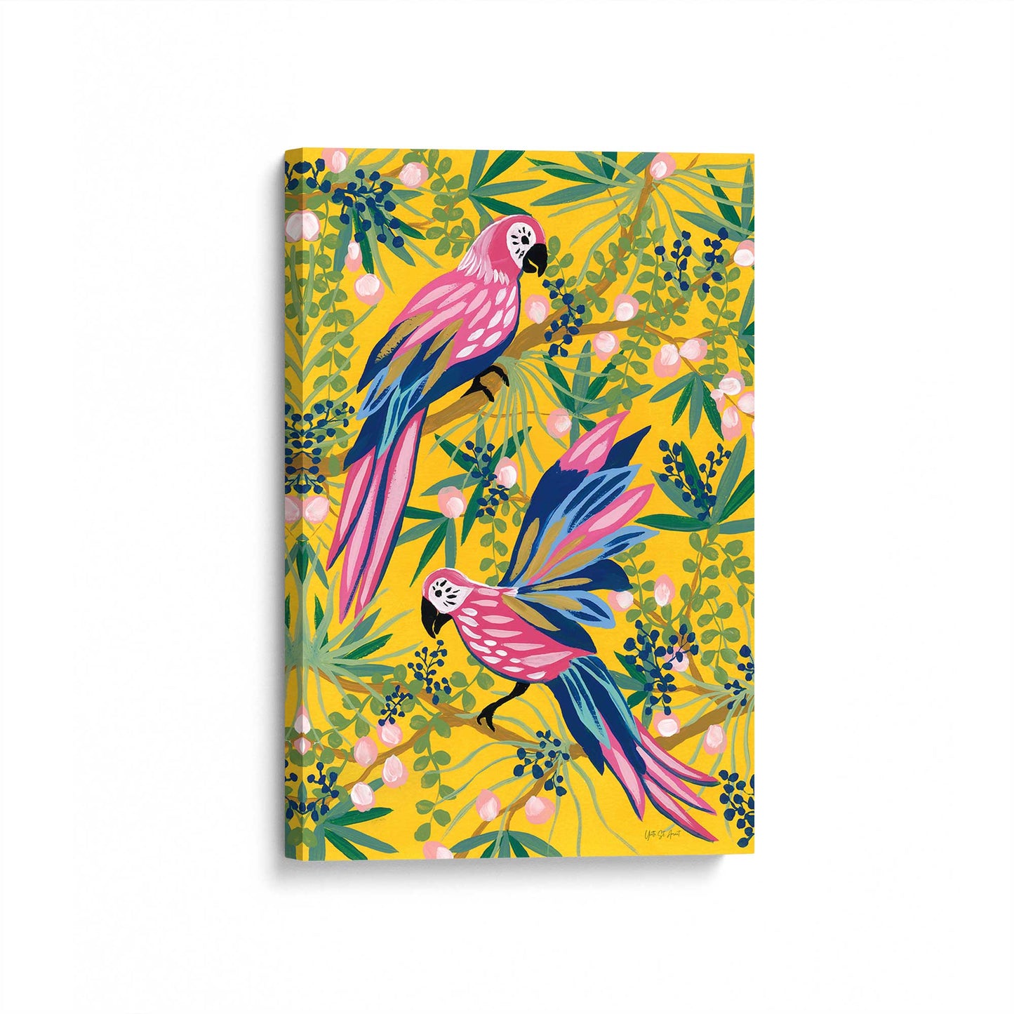 [Color:Stretched Canvas], Picture of art at an angle