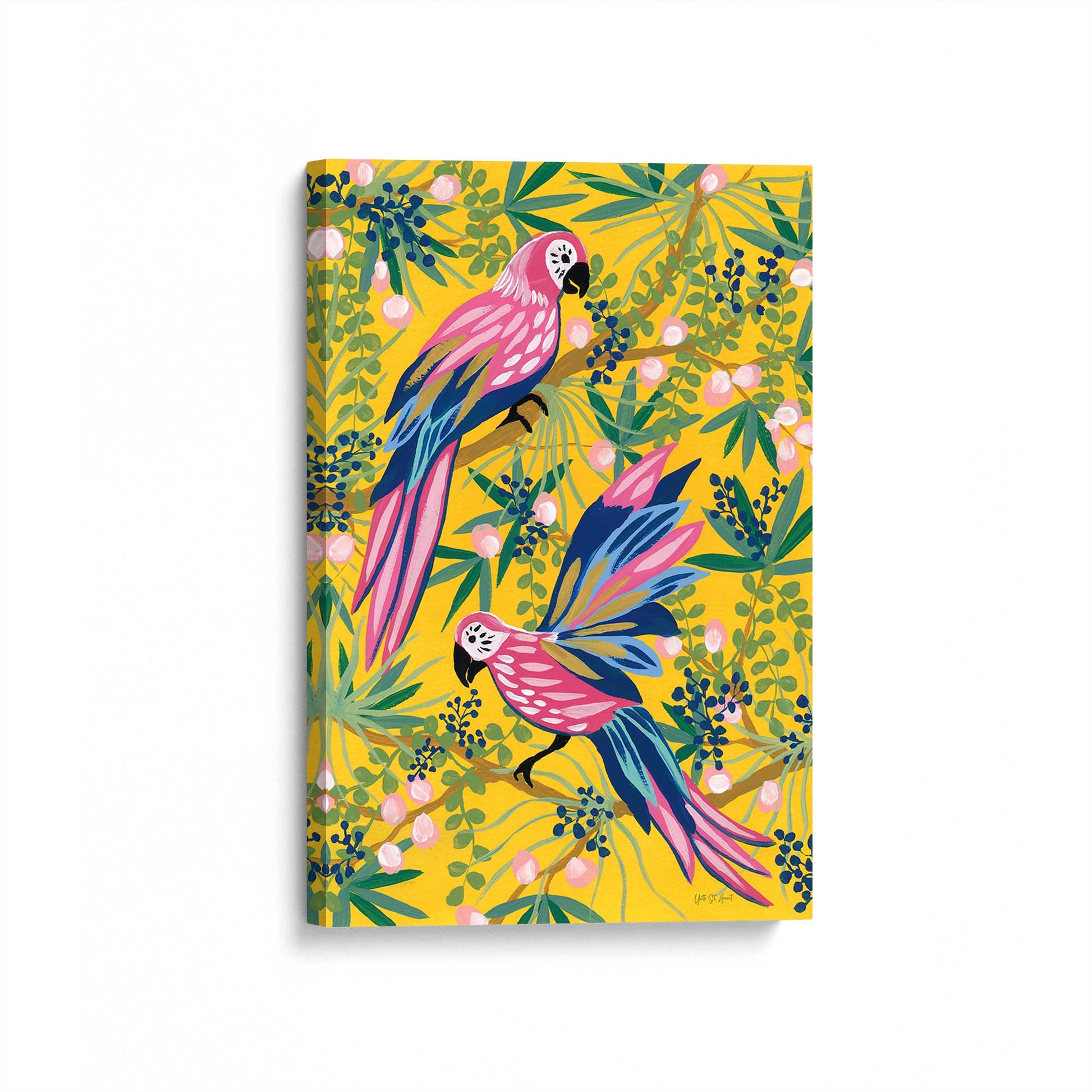 [Color:Stretched Canvas], Picture of art at an angle