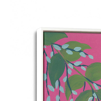 [Color:Opaque White], Picture of art in a White frame at an angle