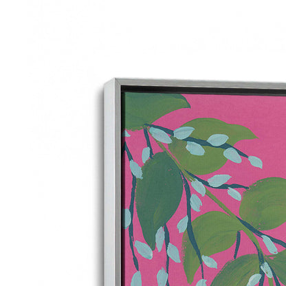 [Color:Polished Chrome], Picture of art in a Polished Chrome frame at an angle