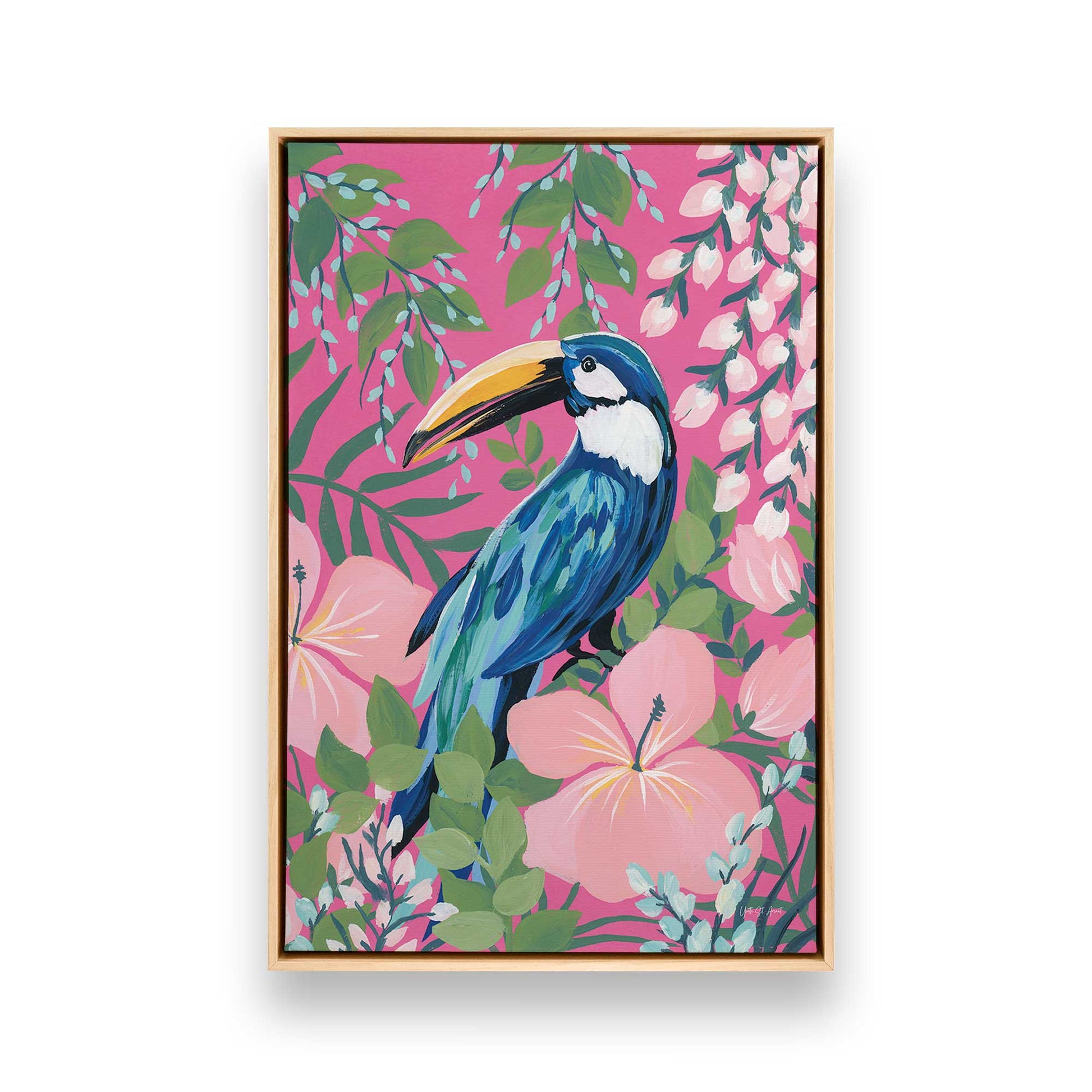 [Color:American Maple], Picture of art in a American Maple frame