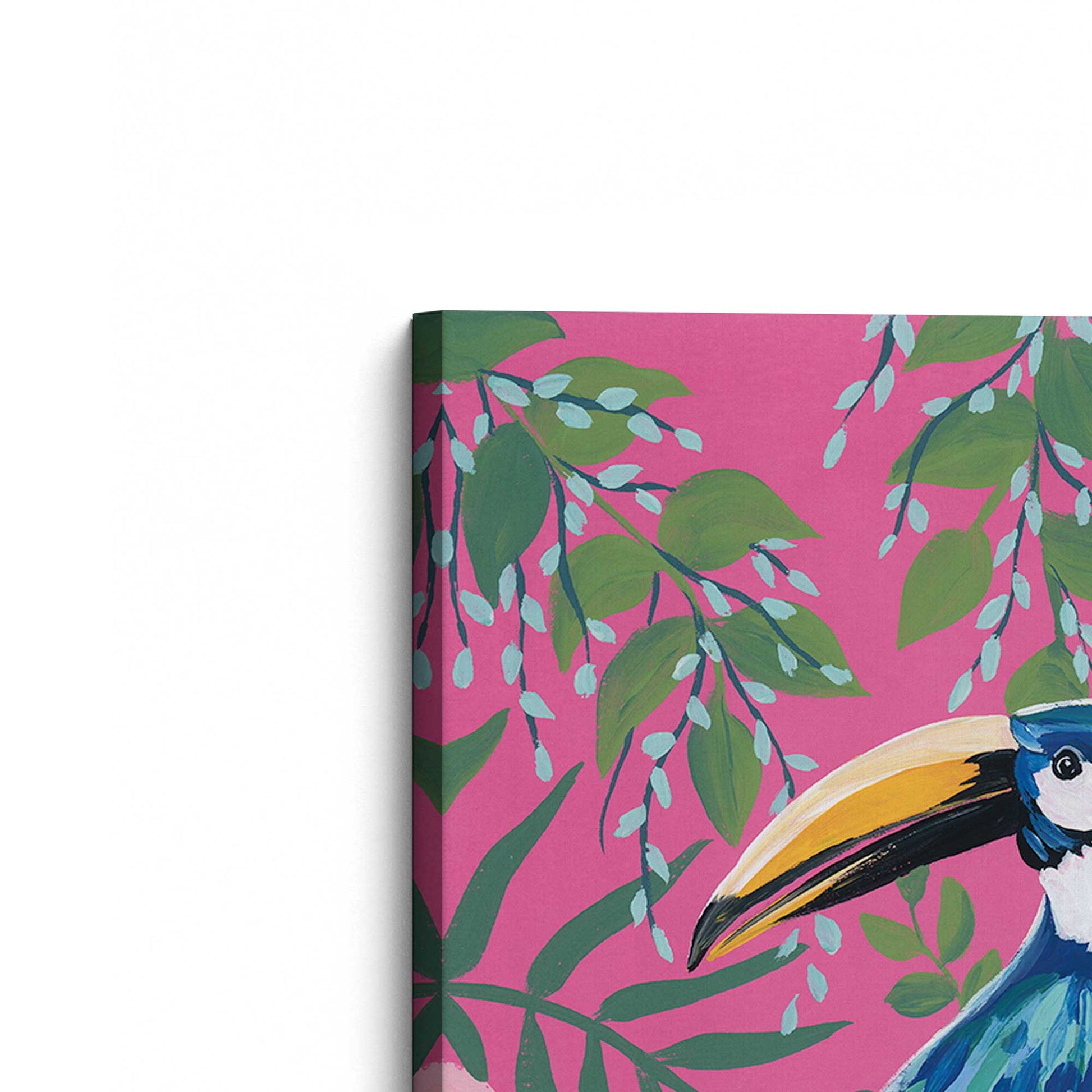 [Color:Stretched Canvas], Picture of the corner of the art