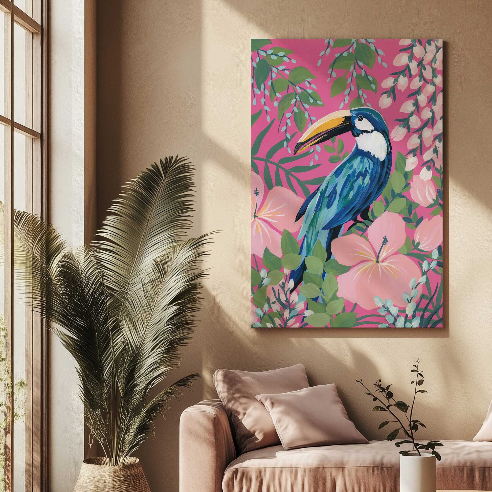 Picture of art in a room