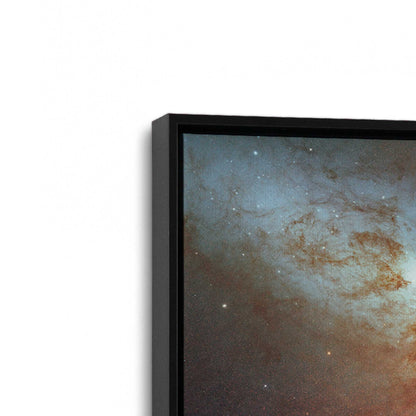 [Color:Satin Black], Picture of art in a Satin Black frame at an angle