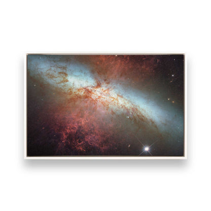 [Color:Opaque White], Picture of art in a White frame