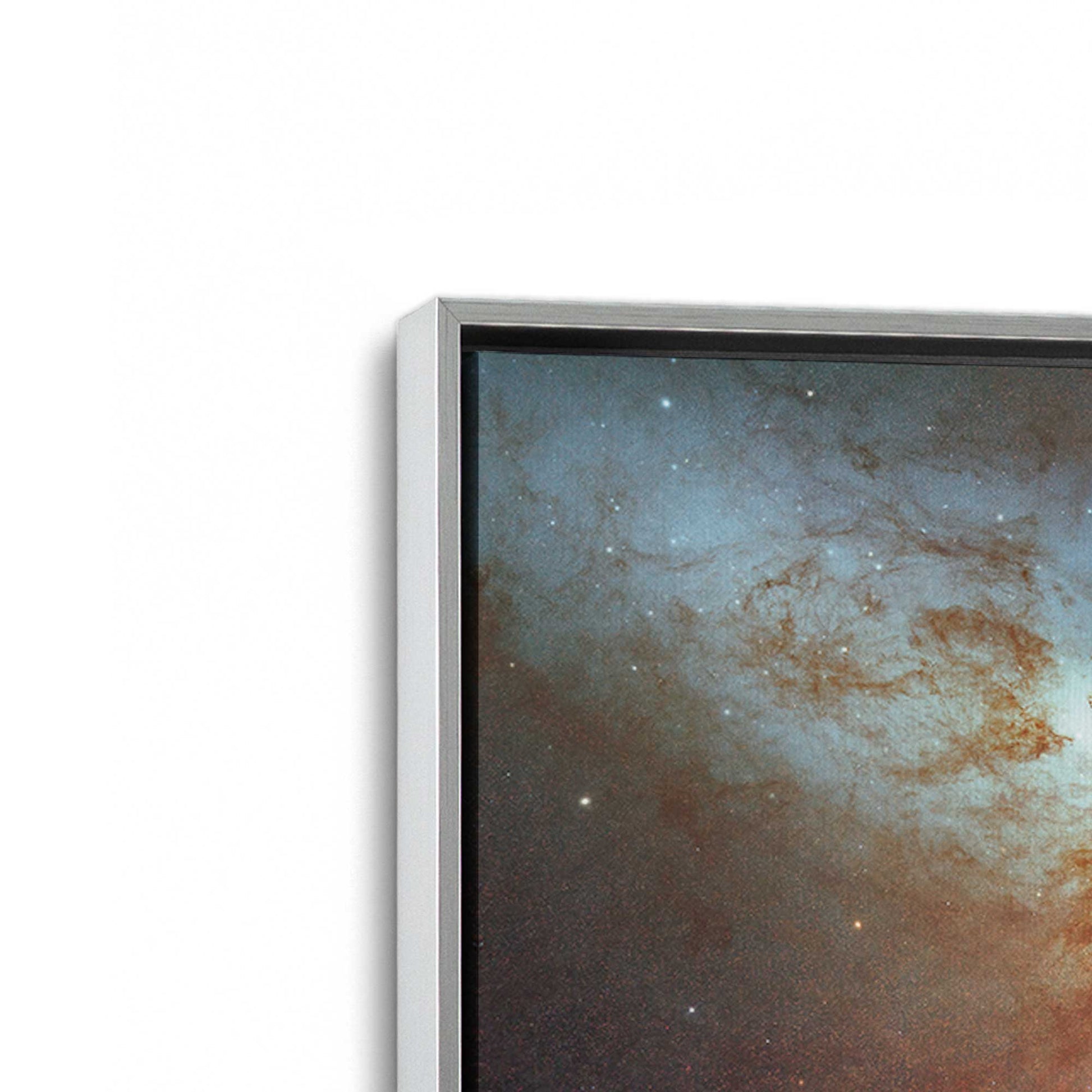 [Color:Polished Chrome], Picture of art in a Polished Chrome frame at an angle