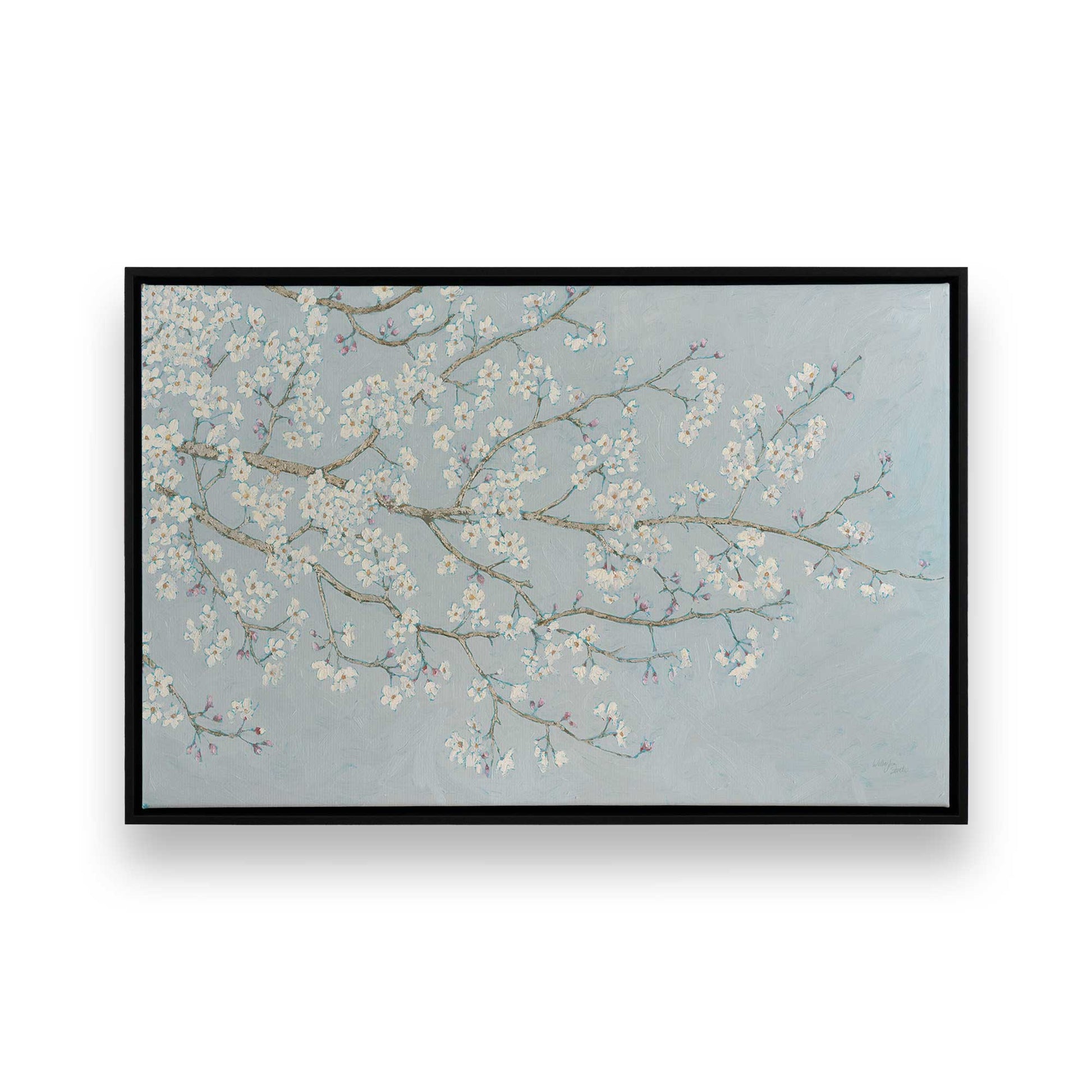 [Color:Satin Black], Picture of art in a Satin Black frame