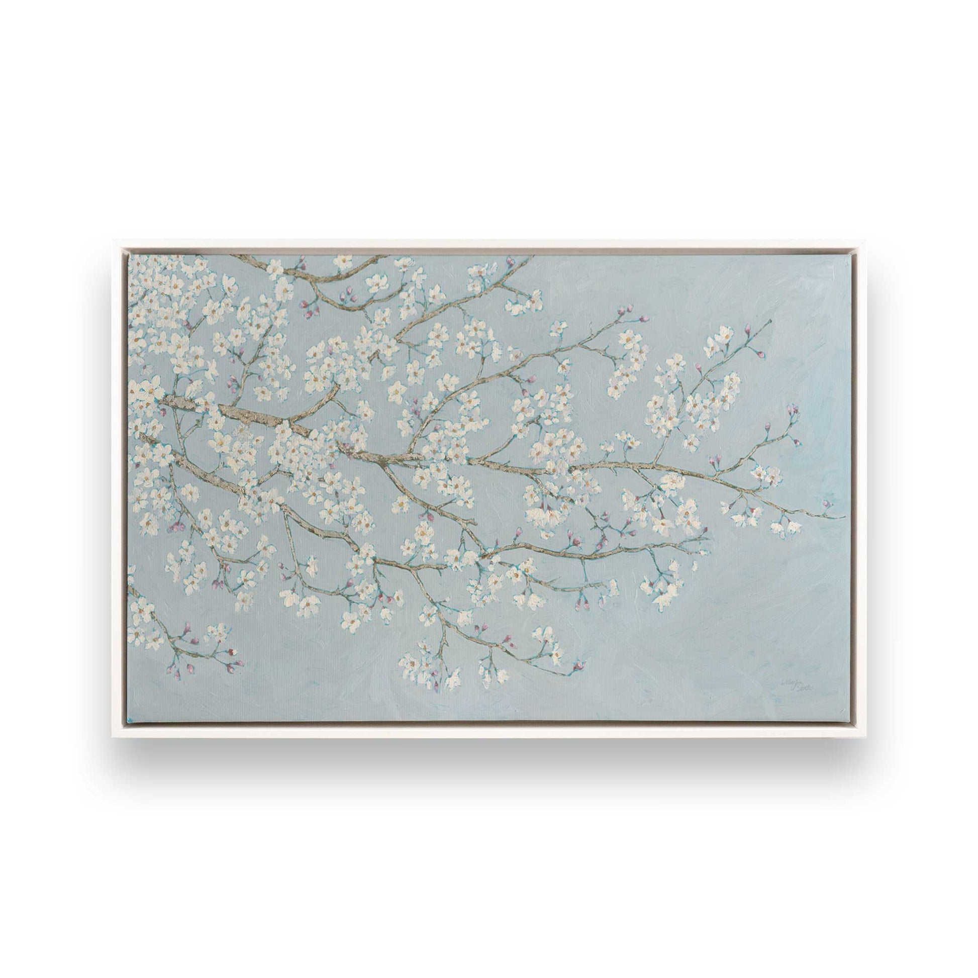 [Color:Opaque White], Picture of art in a White frame