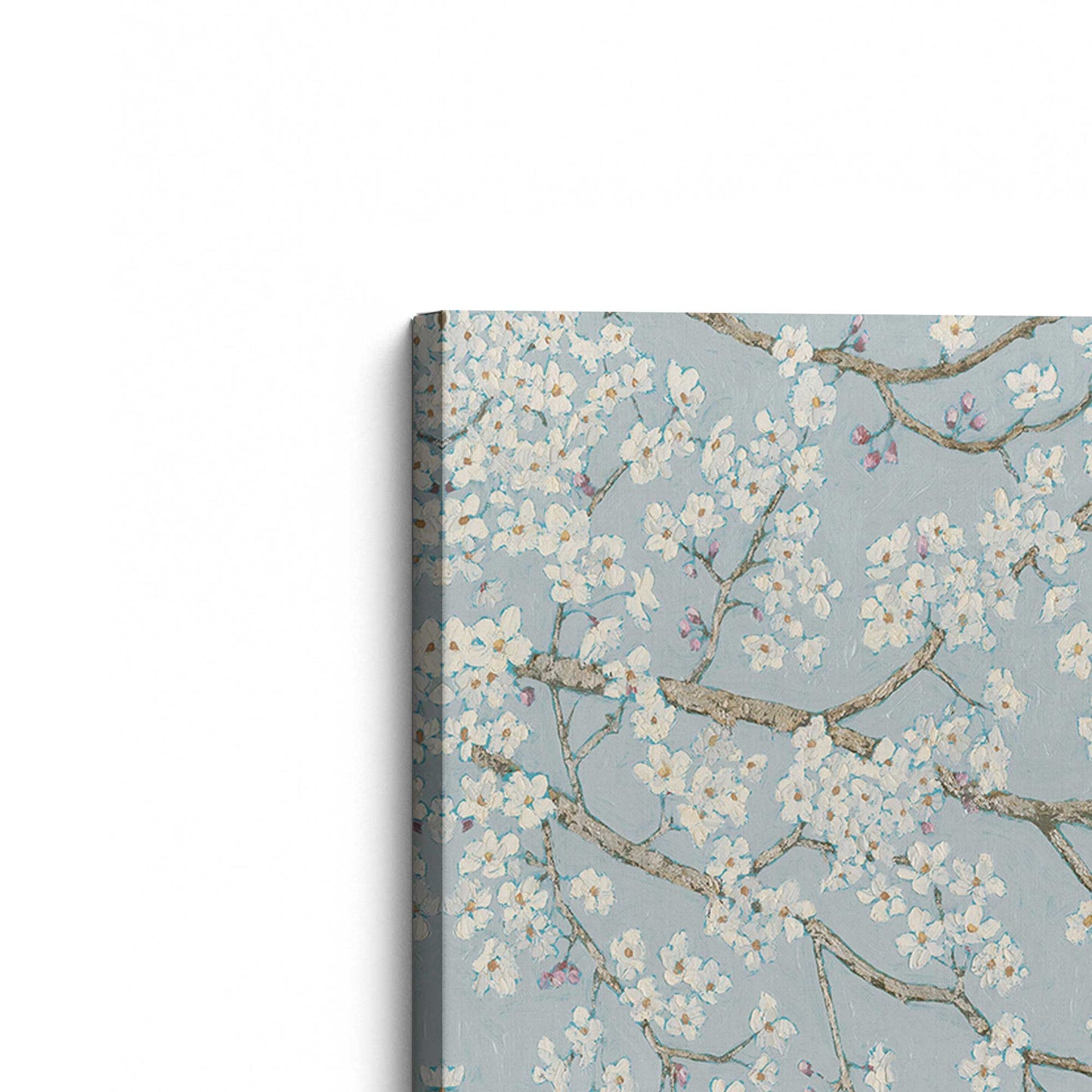 [Color:Stretched Canvas], Picture of the corner of the art