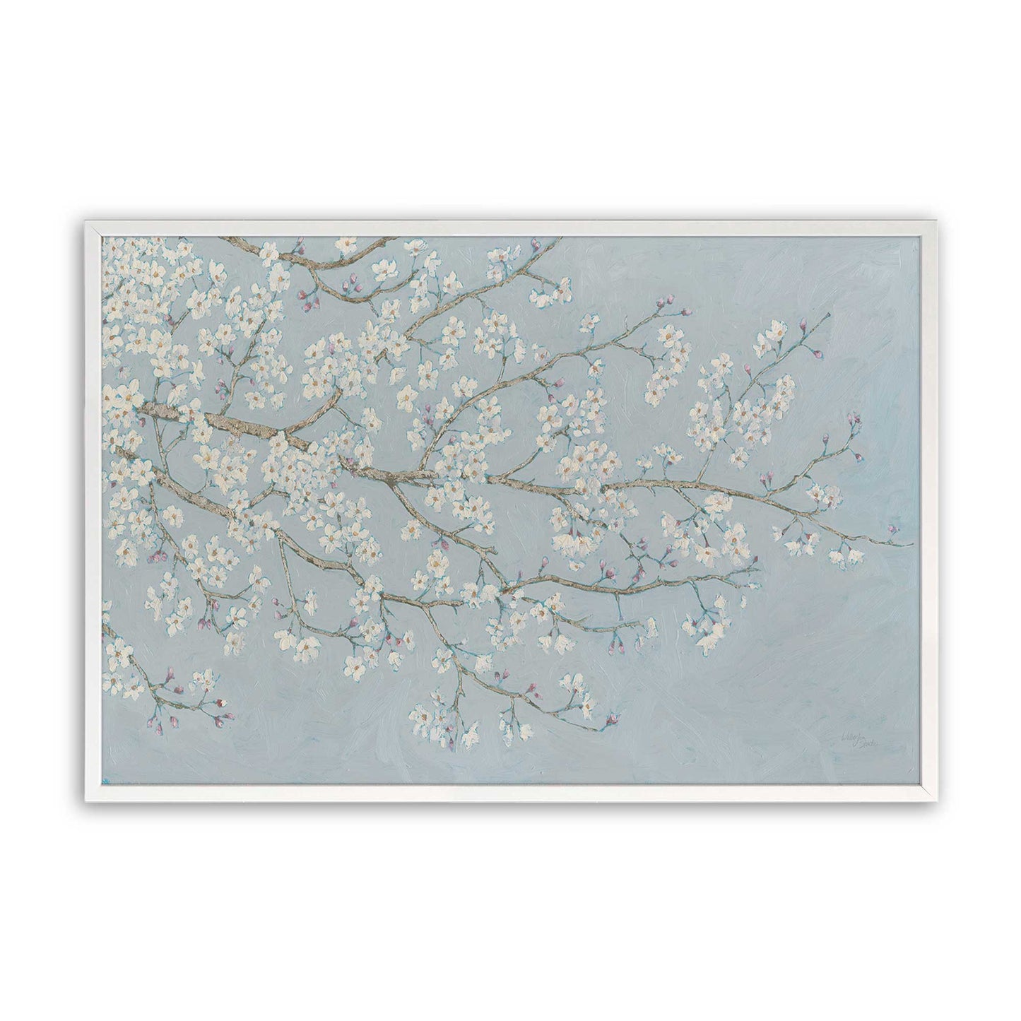 [Color:Opaque White], Picture of art in a Opaque White frame