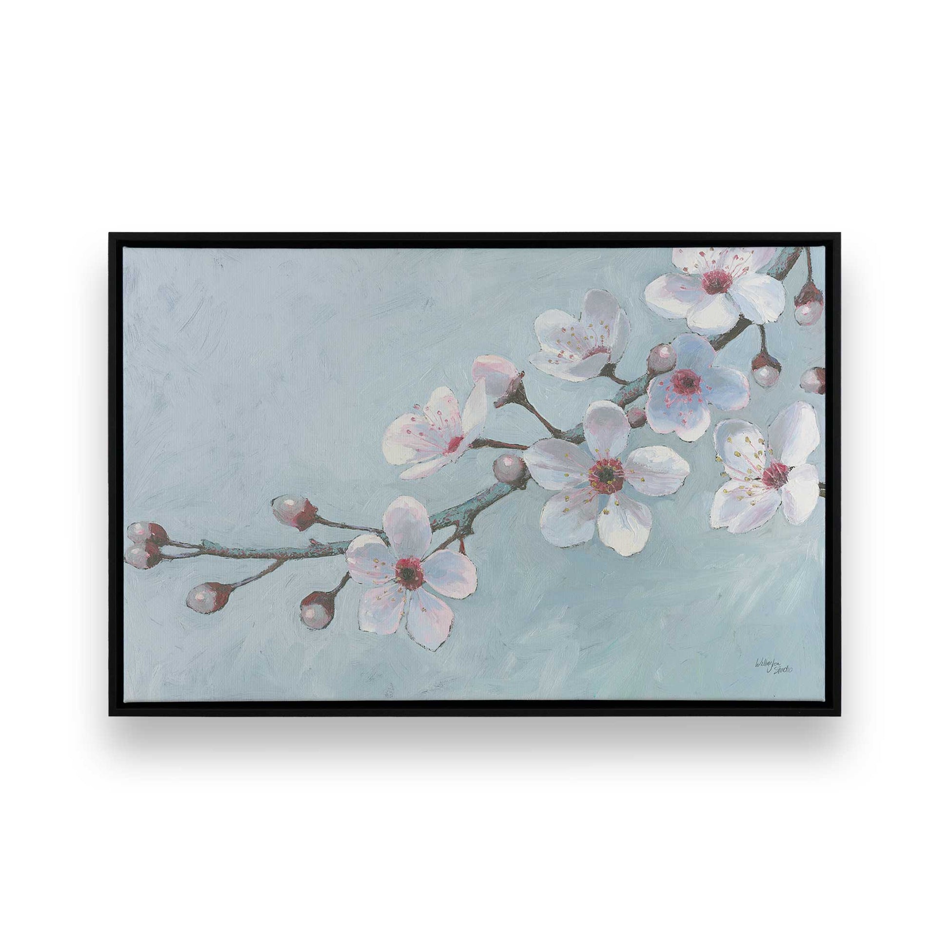 [Color:Satin Black], Picture of art in a Satin Black frame