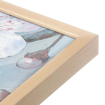 [Color:Raw Maple], Picture of art in a Raw Maple frame at an angle