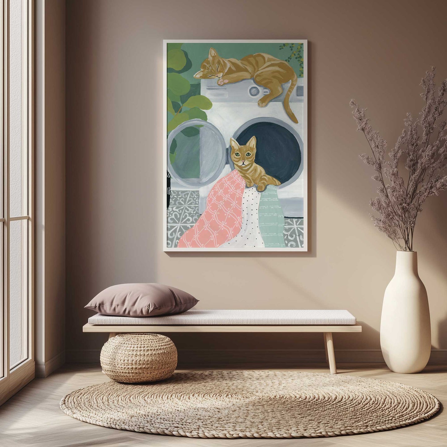 [SPECIAL],[LIFESTYLE], Picture of art hanging in a room