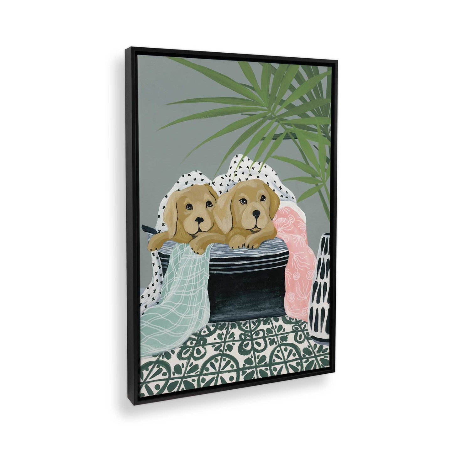 [Color:Satin Black], Picture of the corner of the art