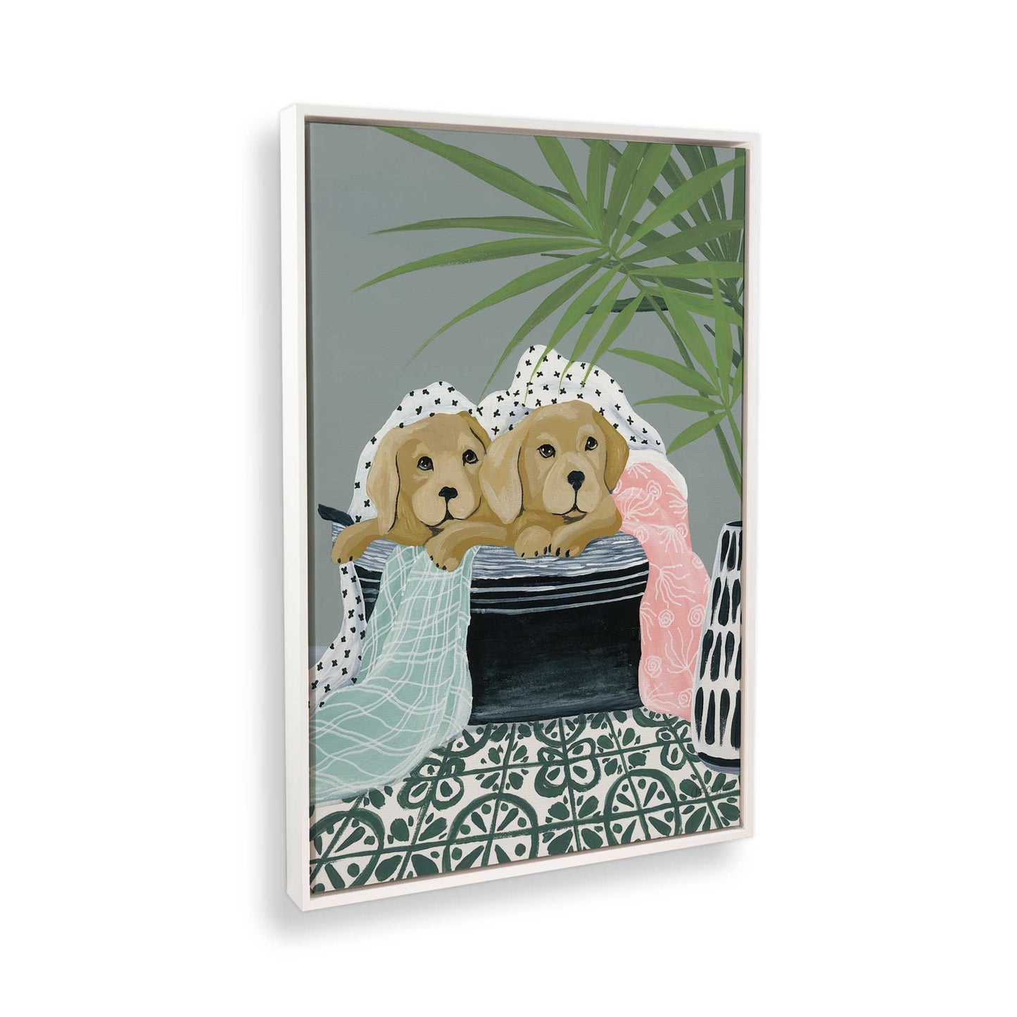 [Color:Opaque White], Picture of the corner of the art