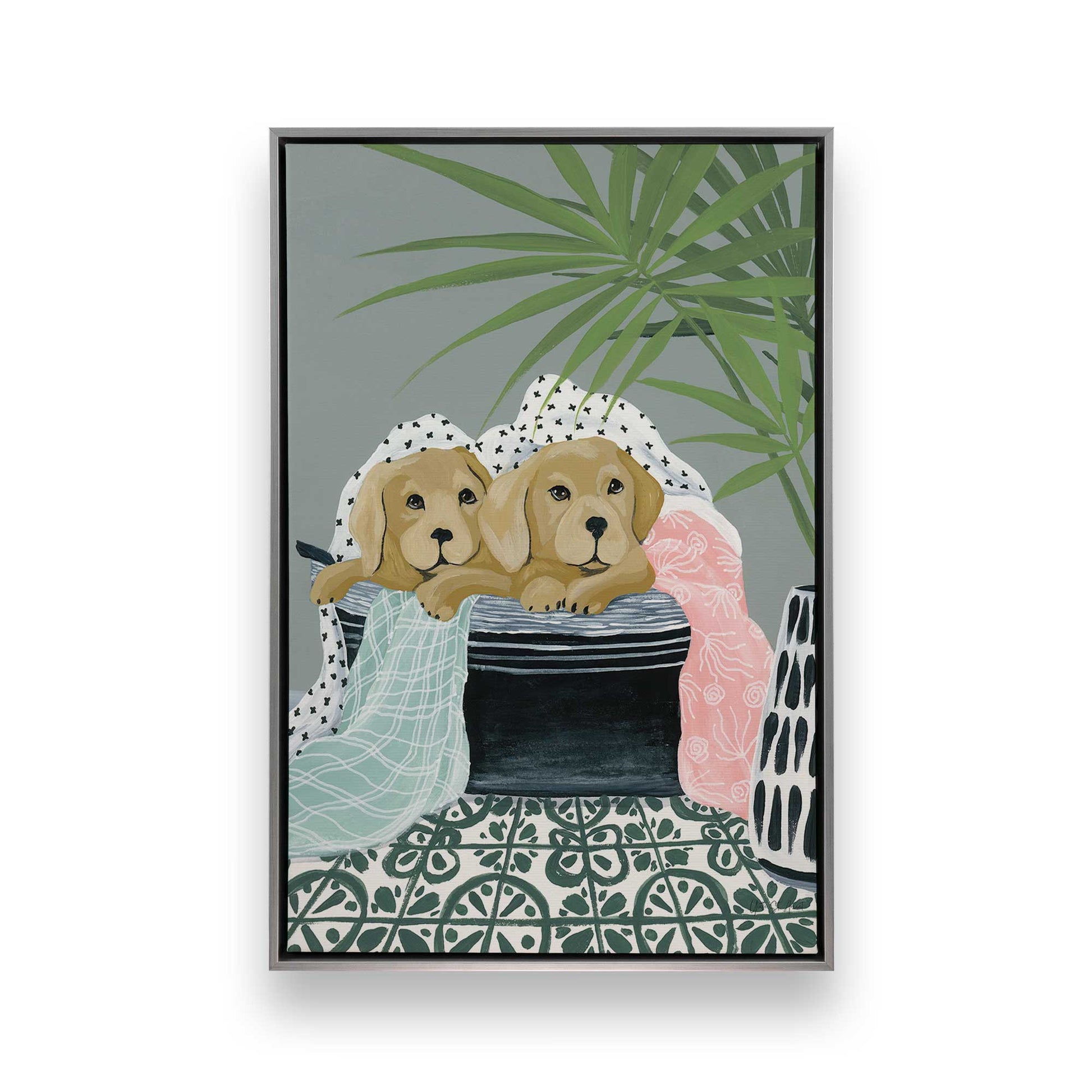 [Color:Polished Chrome], Picture of art in a Polished Chrome frame