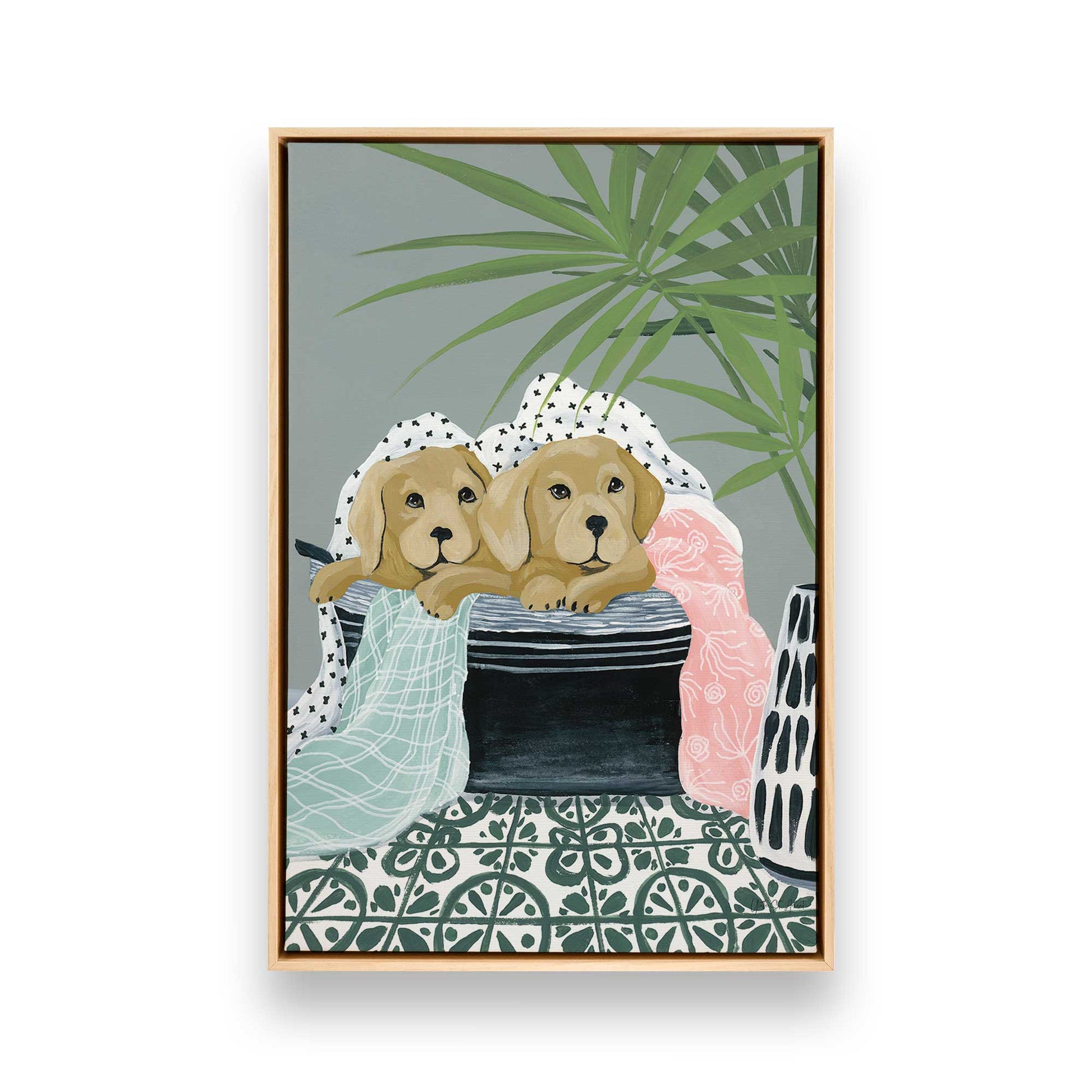 [Color:American Maple], Picture of art in a American Maple frame