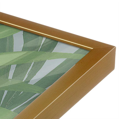 [Color:Polished Gold], Picture of art in a Polished Gold frame at an angle