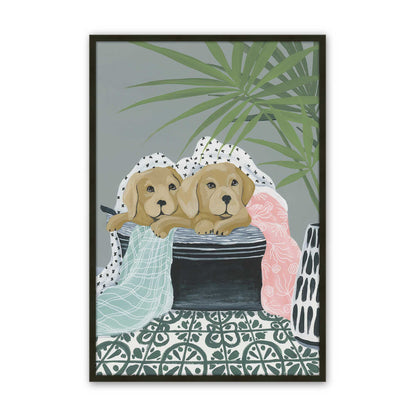 [Color:Satin Black], Picture of art in a Satin Black frame