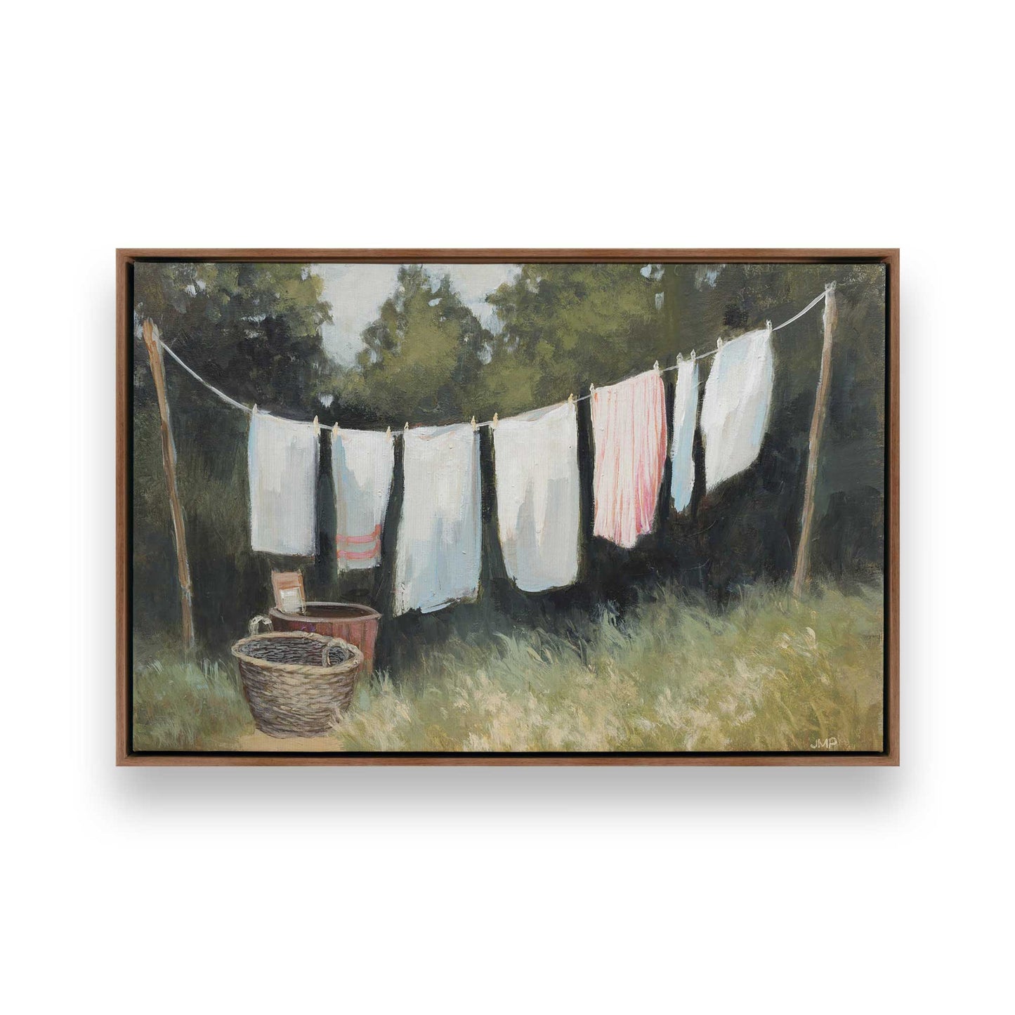 [Color:Walnut], Picture of art in a Walnut frame