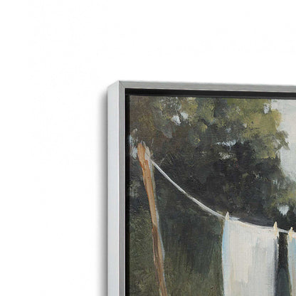 [Color:Polished Chrome], Picture of art in a Polished Chrome frame at an angle