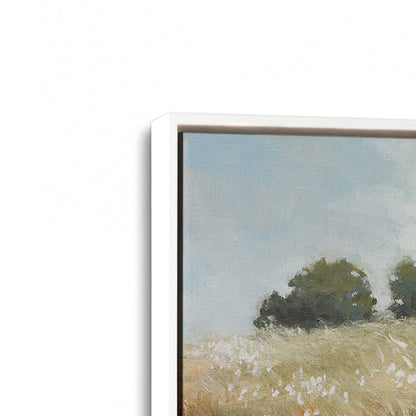 [Color:Opaque White], Picture of art in a White frame at an angle