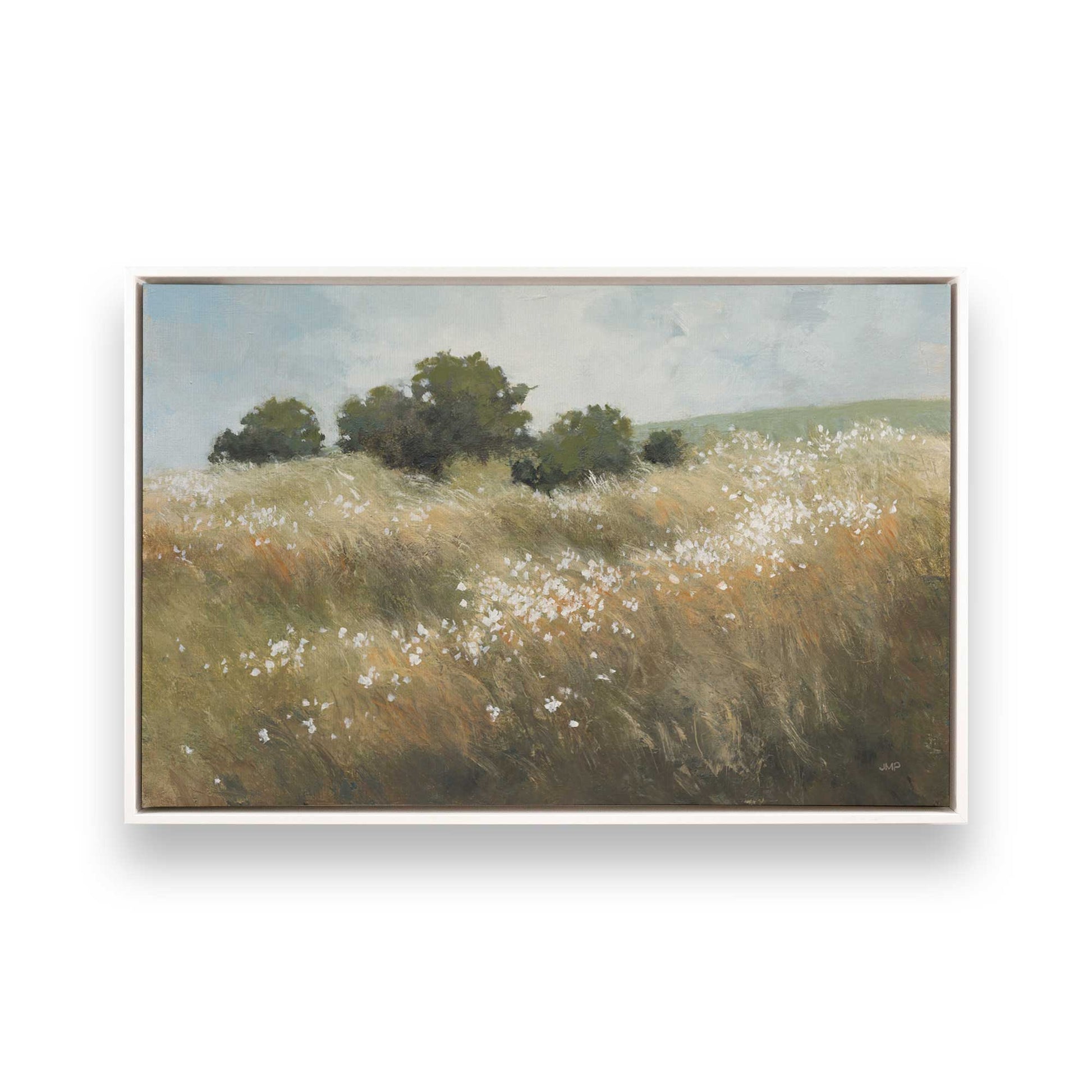 [Color:Opaque White], Picture of art in a White frame