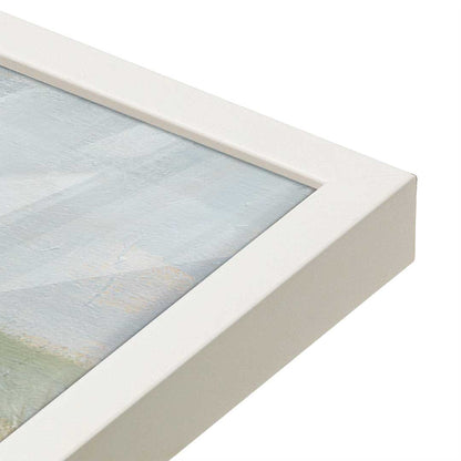 [Color:Opaque White], Picture of art in a Opaque White frame at an angle