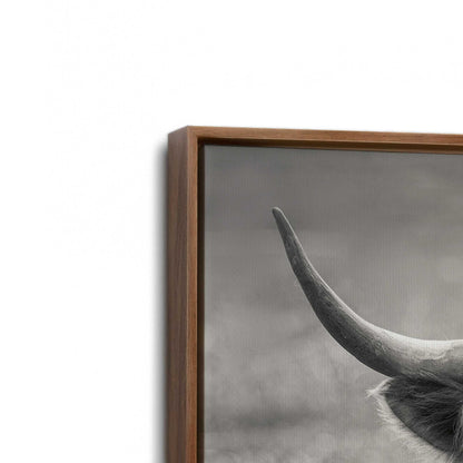 [Color:Walnut], Picture of art in a Walnut frame at an angle