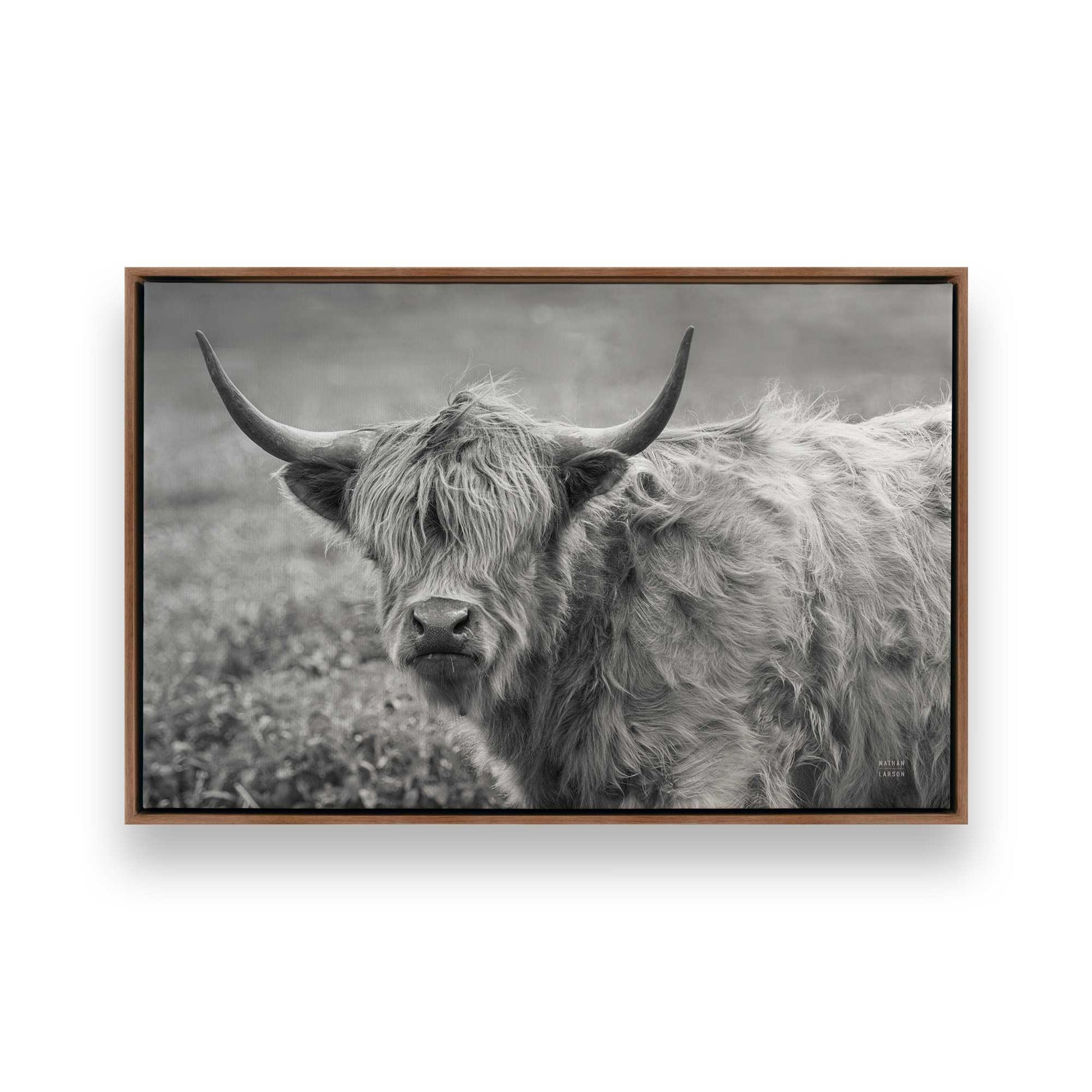 [Color:Walnut], Picture of art in a Walnut frame