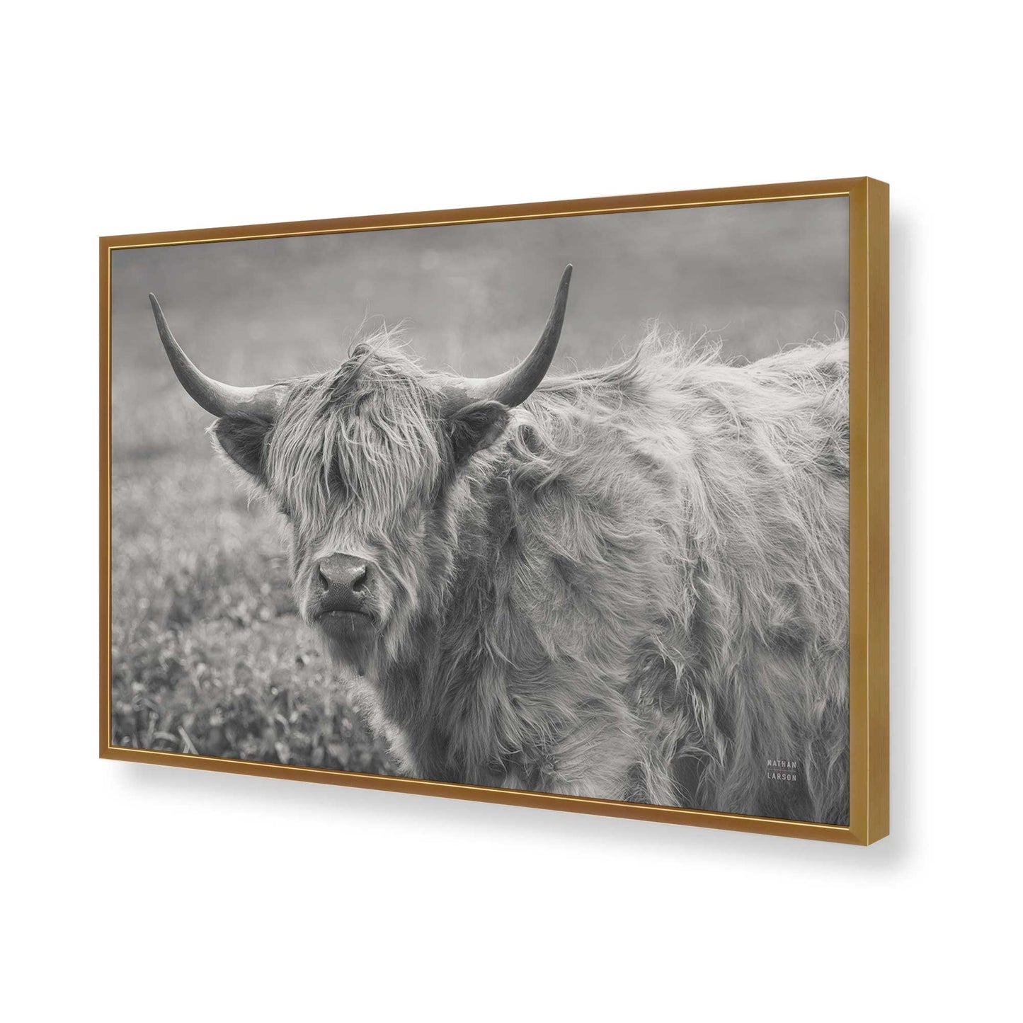 [Color:Polished Gold], Picture of art in a Polished Gold frame of the corner