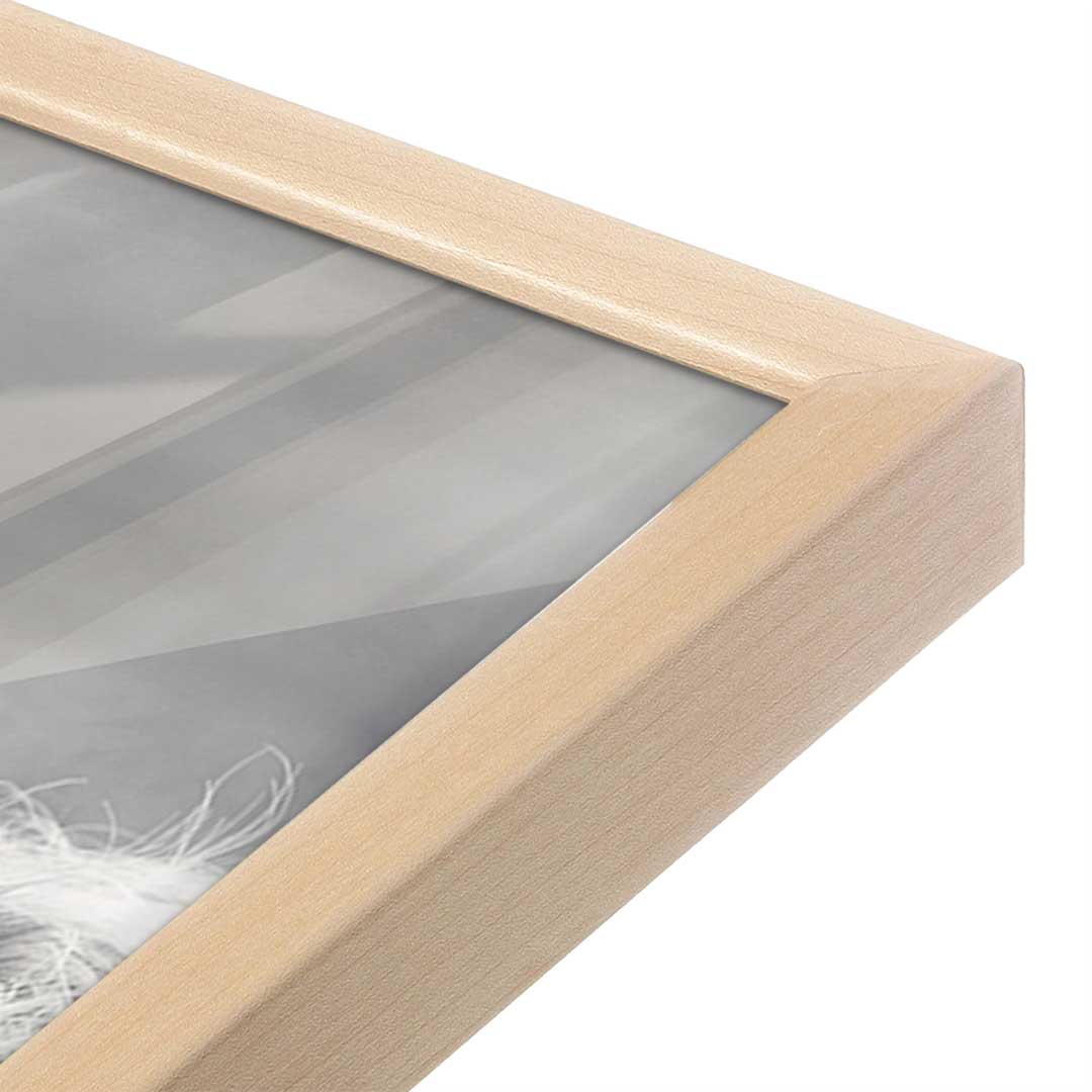 [Color:Raw Maple], Picture of art in a Raw Maple frame at an angle