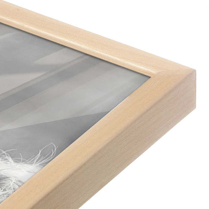 [Color:Raw Maple], Picture of art in a Raw Maple frame at an angle
