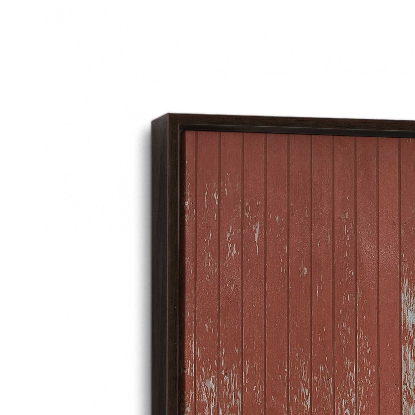 [Color:Espresso], Picture of art in a Espresso frame at an angle